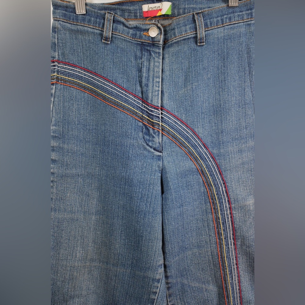 ModCloth rainbow jeans - Picture 3 of 10